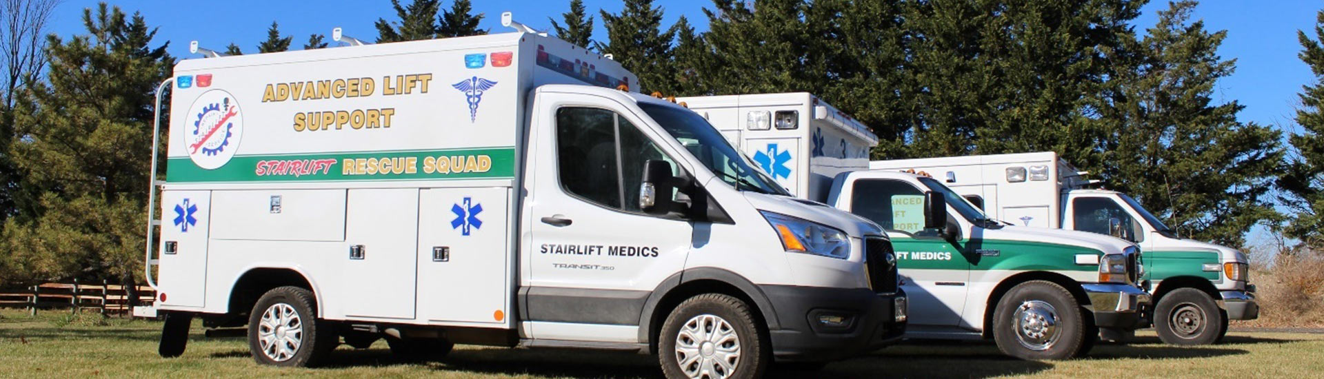 stairlift medics truck fleet