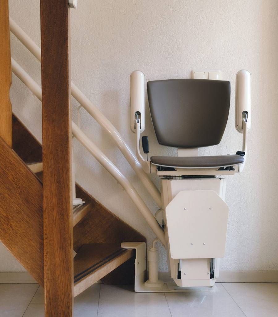 Bruno Stairlift for Sale with the arms folded up in Baltimore 