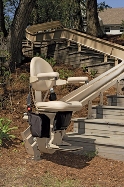 Outdoor Stairlifts in Owings Mills, MD, Annapolis, MD, Alexandria, VA