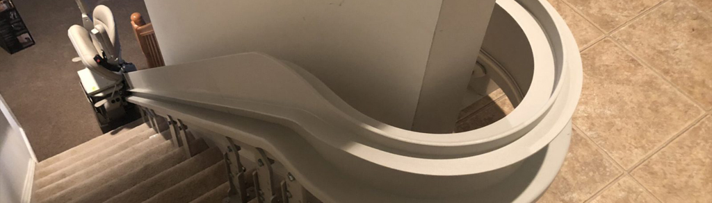 Stairlift on Staircase after Stairlift Installation in Arbutus, MD