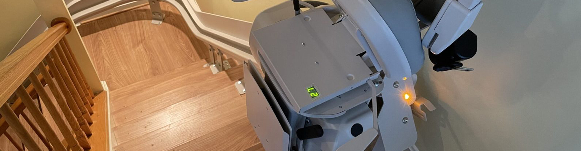 Stairlift on Chair after Stairlift Installation in Reisterstown, MD