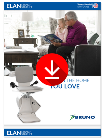 Download the brochure for the elan stairlift