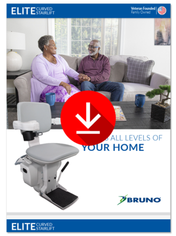 Download the brochure for the elite curved stairlift