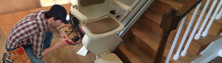 technician providing Stairlift Installation in Olney, MD​
