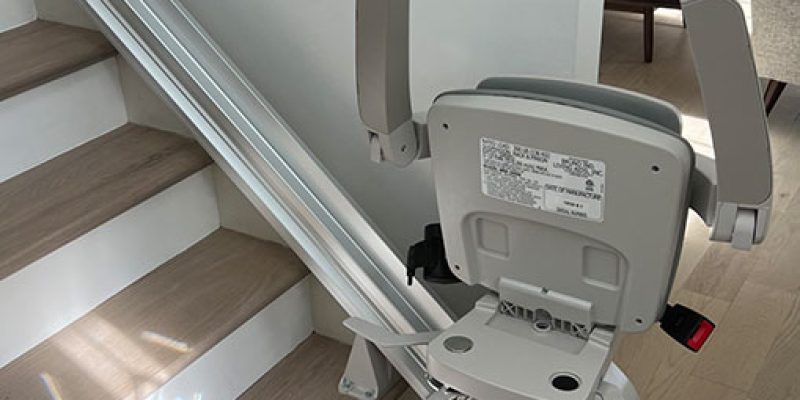 newly installed chairlift and other Stairlifts for Sale and Installation in Fairfax County, VA